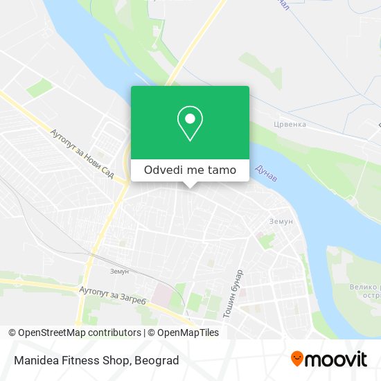 Manidea Fitness Shop mapa