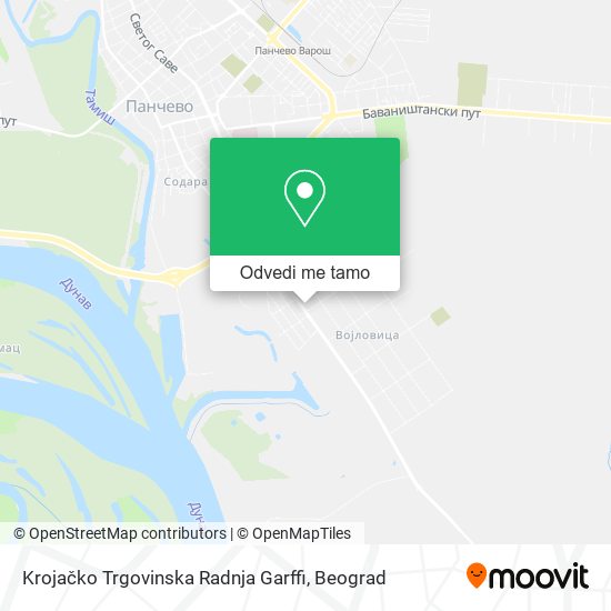 Krojačko Trgovinska Radnja Garffi mapa