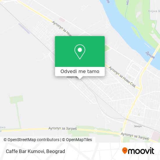 Caffe Bar Kumovi mapa