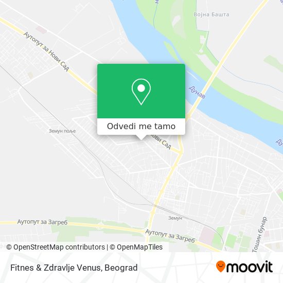 Fitnes & Zdravlje Venus mapa