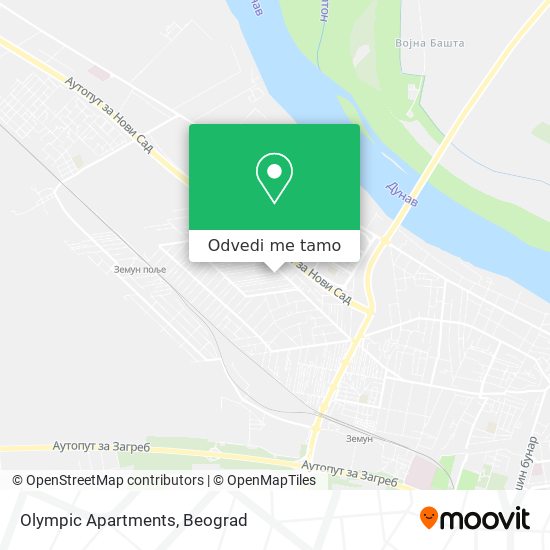 Olympic Apartments mapa