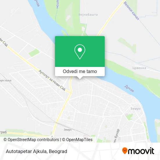 Autotapetar Ajkula mapa