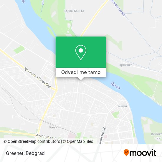 Greenet mapa