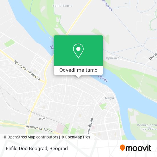 Enfild Doo Beograd mapa