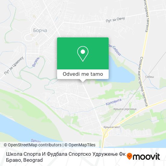 Школа Спорта И Фудбала Спортско Удружење Фк Браво mapa