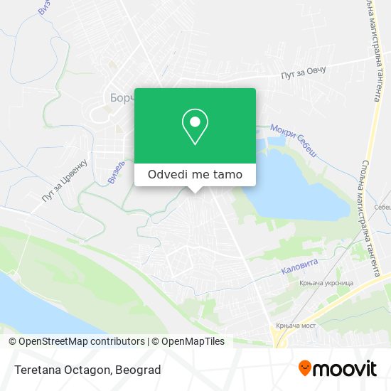 Teretana Octagon mapa