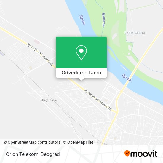 Orion Telekom mapa