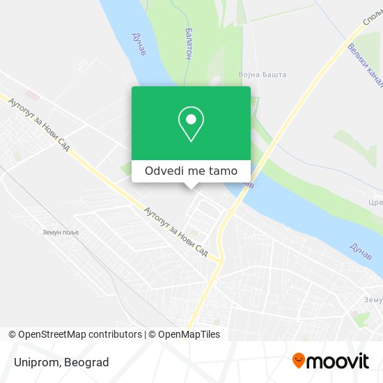 Uniprom mapa