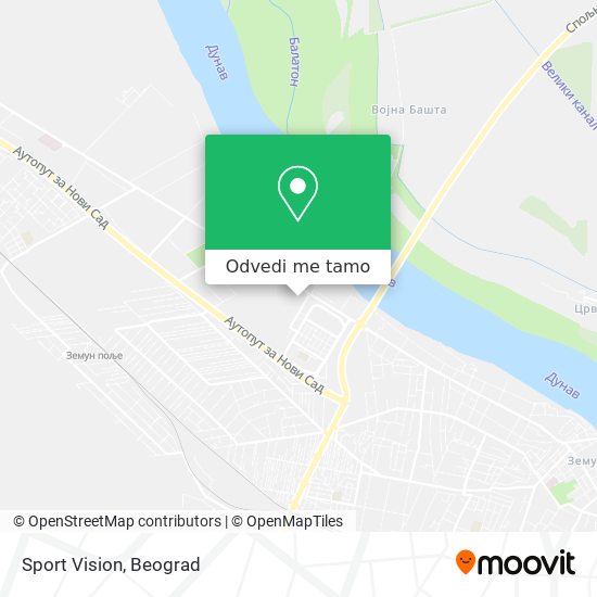 Sport Vision mapa