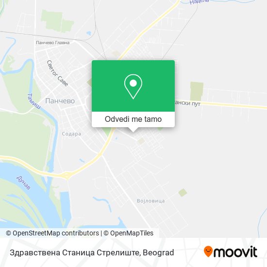 Здравствена Станица Стрелиште mapa