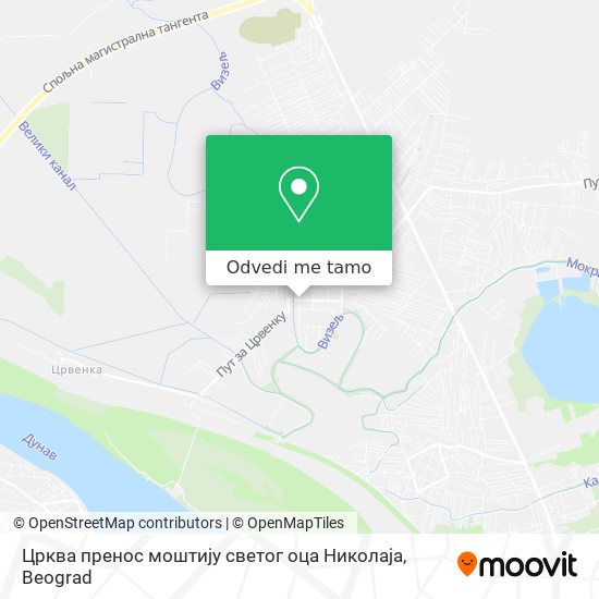 Црква пренос моштију светог оца Николаја mapa