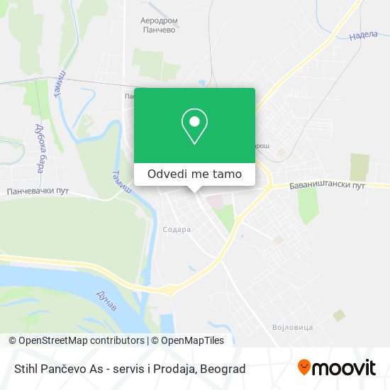 Stihl Pančevo As - servis i Prodaja mapa