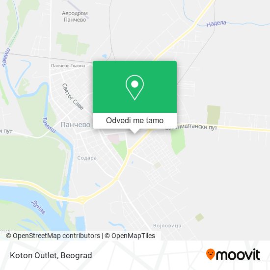 Koton Outlet mapa