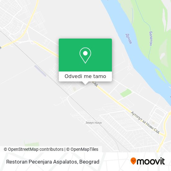 Restoran Pecenjara Aspalatos mapa