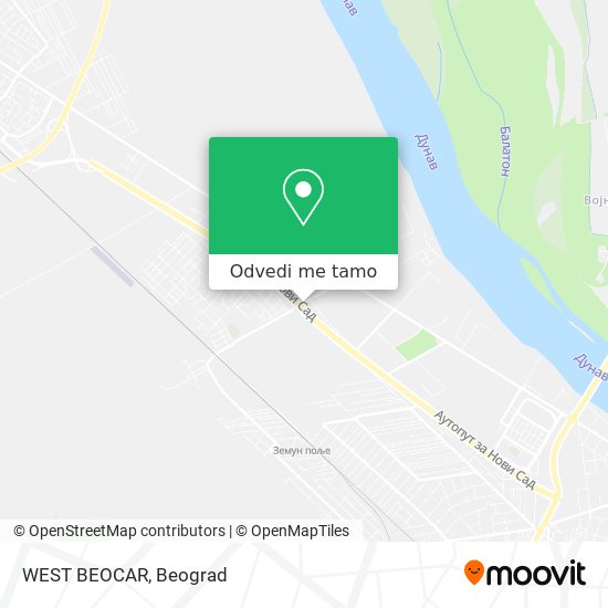 WEST BEOCAR mapa