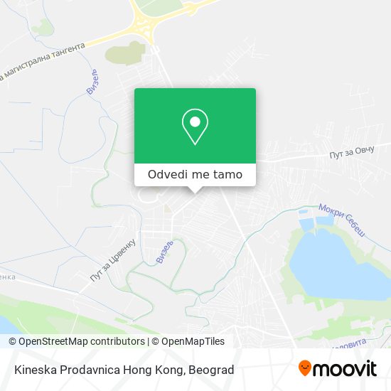 Kineska Prodavnica Hong Kong mapa