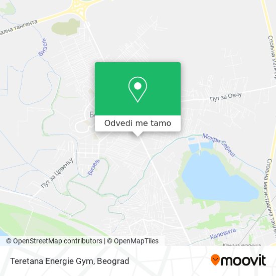 Teretana Energie Gym mapa