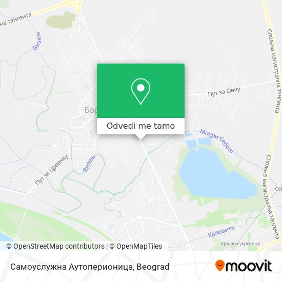 Самоуслужна Аутоперионица mapa