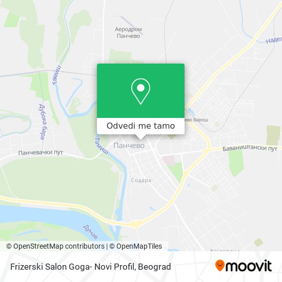 Frizerski Salon Goga- Novi Profil mapa