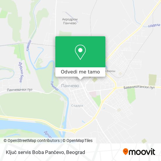 Ključ servis Boba Pančevo mapa