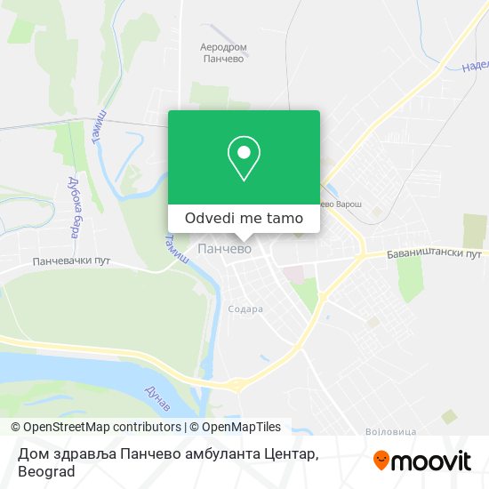 Дом здравља Панчево амбуланта Центар mapa