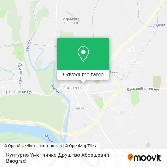 Културно Уметничко Друштво Абрашевић mapa