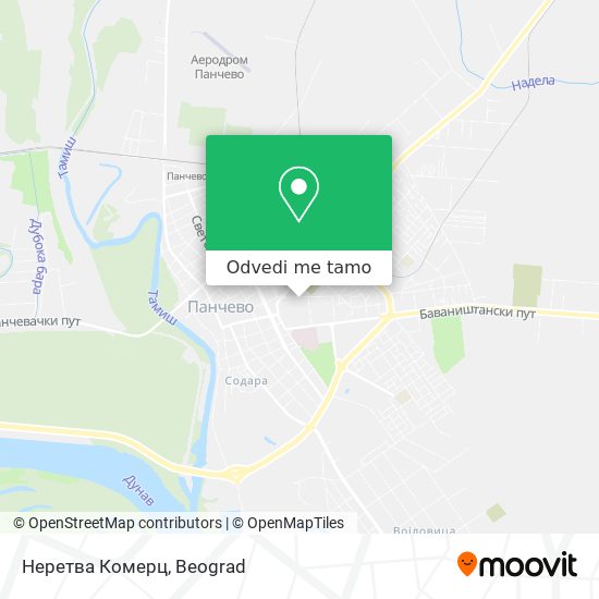 Неретва Комерц mapa