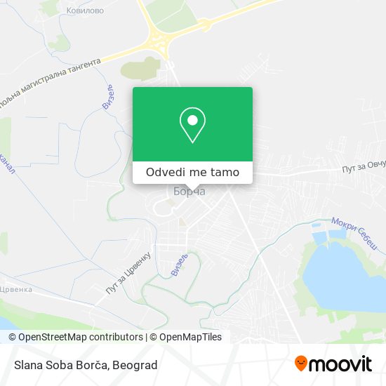 Slana Soba Borča mapa