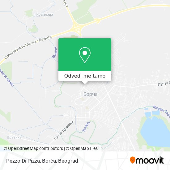 Pezzo Di Pizza, Borča mapa