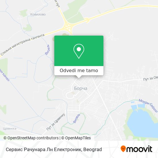 Сервис Рачунара Лн Електроник mapa