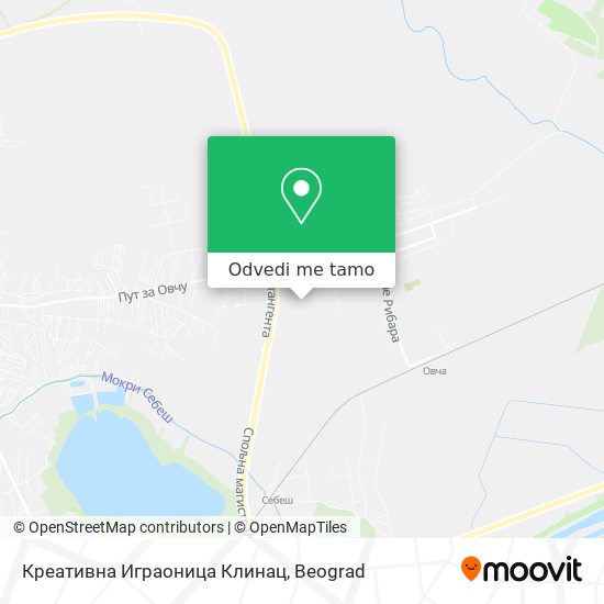 Креативна Играоница Клинац mapa