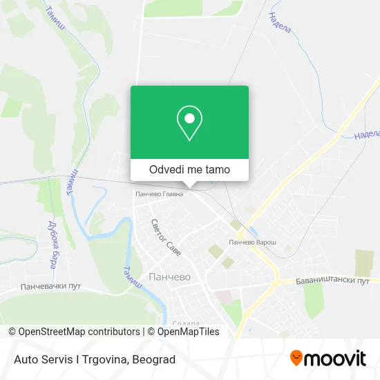 Auto Servis I Trgovina mapa