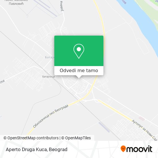 Aperto Druga Kuca mapa
