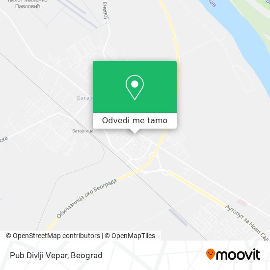 Pub Divlji Vepar mapa