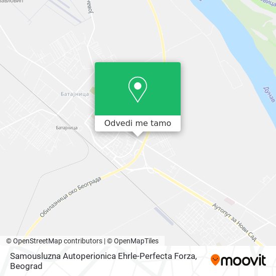 Samousluzna Autoperionica Ehrle-Perfecta Forza mapa