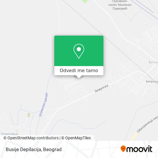 Busije Depilacija mapa