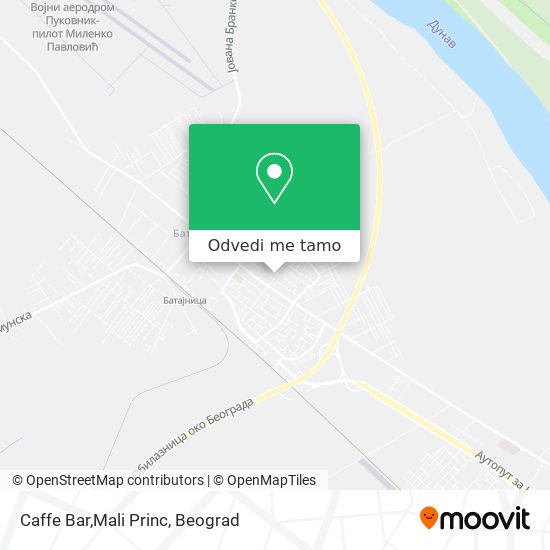 Caffe Bar,Mali Princ mapa