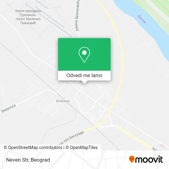 Neven Str mapa