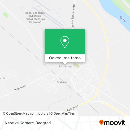 Neretva Komerc mapa