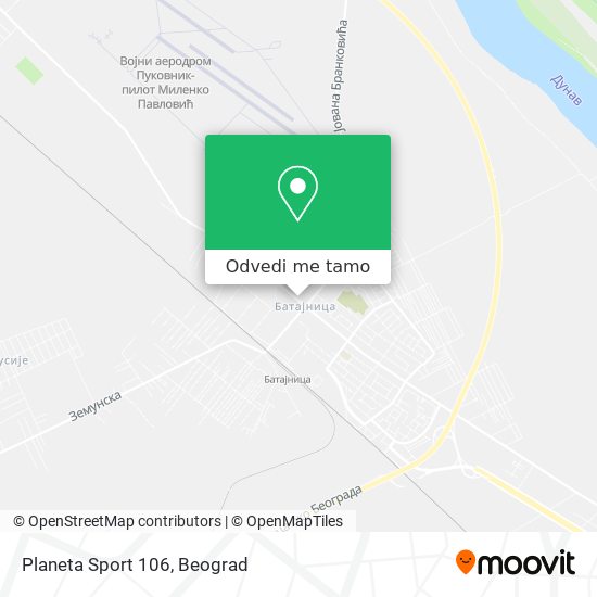 Planeta Sport 106 mapa