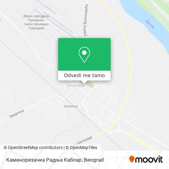 Каменорезачка Радња Каблар mapa