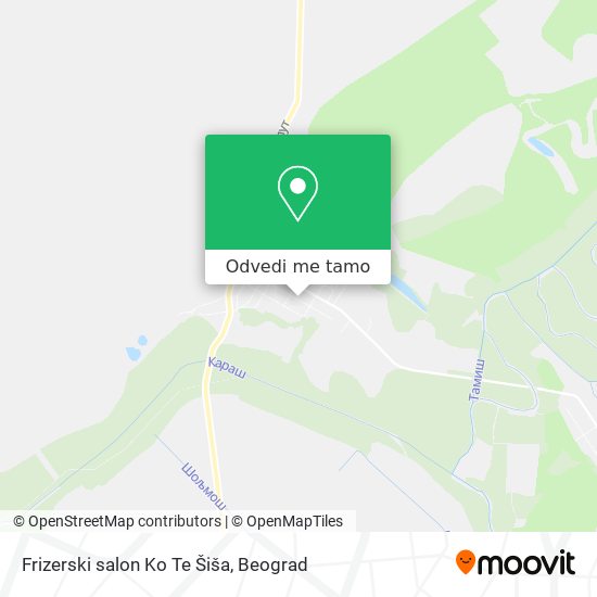 Frizerski salon Ko Te Šiša mapa