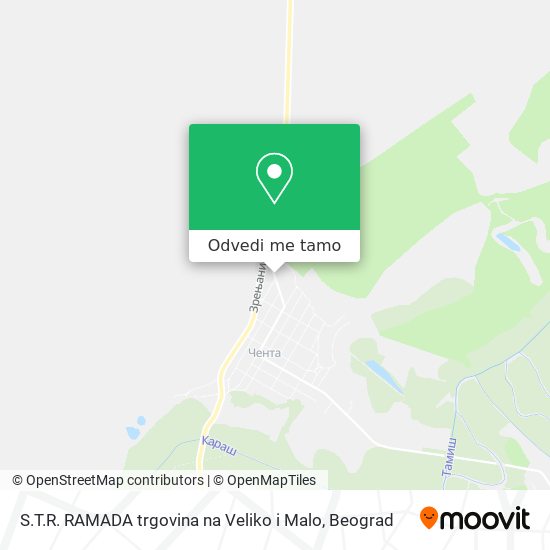 S.T.R. RAMADA trgovina na Veliko i Malo mapa