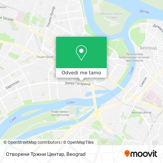 Отворени Тржни Центар mapa