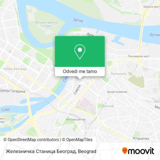 Железничка Станица Београд mapa