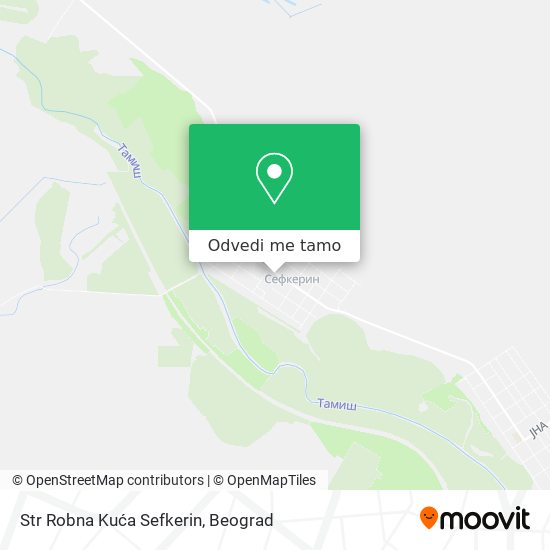 Str Robna Kuća Sefkerin mapa