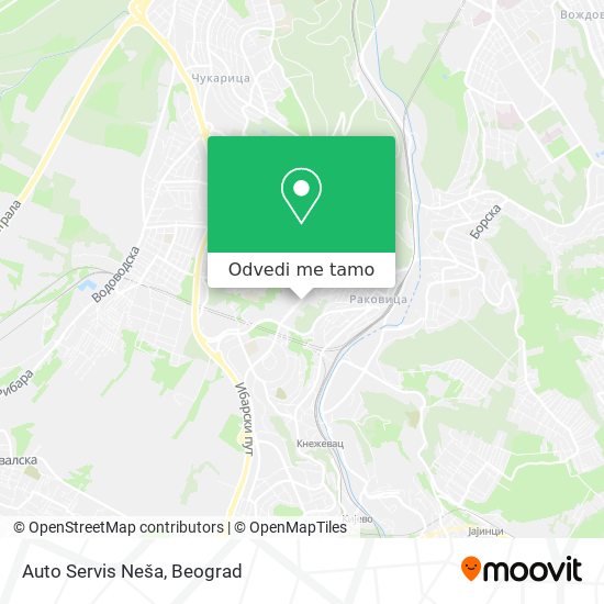 Auto Servis Neša mapa