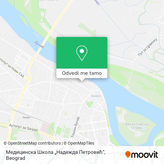 Медицинска Школа „Надежда Петровић“ mapa