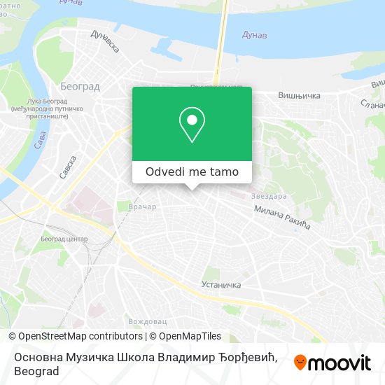 Основна Музичка Школа Владимир Ђорђевић mapa