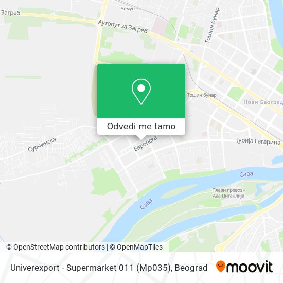 Univerexport - Supermarket 011 (Mp035) mapa